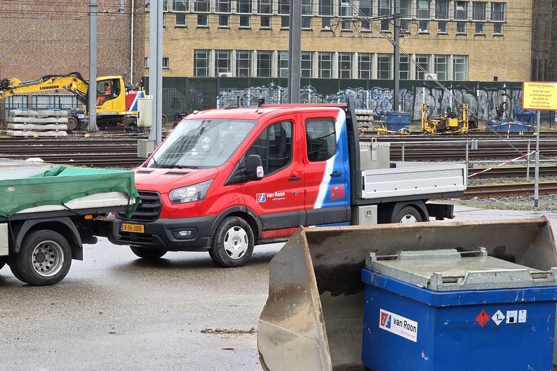 Werkzaamheden aan verbreding perron Utrecht Centraal